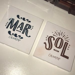 Colourpop eyeshadow palette bundle